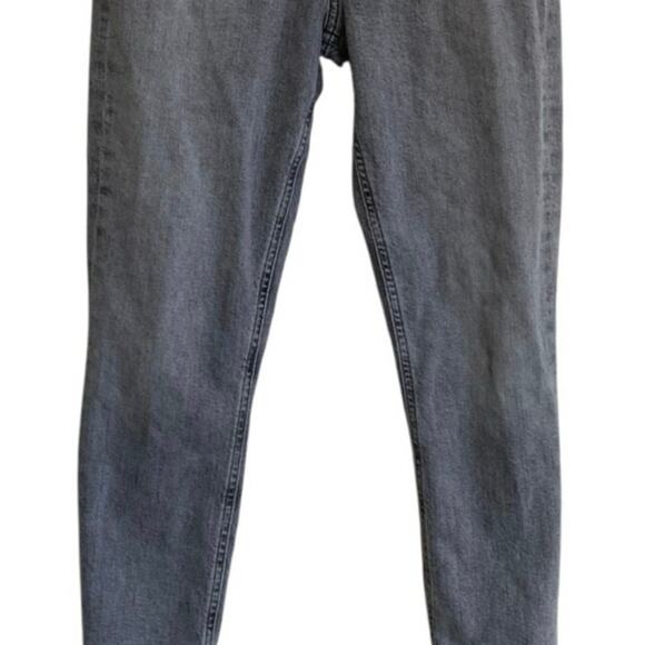 AGOLDE Nico High-Rise Skinny Jeans Washed Gray Black 25 Excellent Condition - Picture 12 of 15